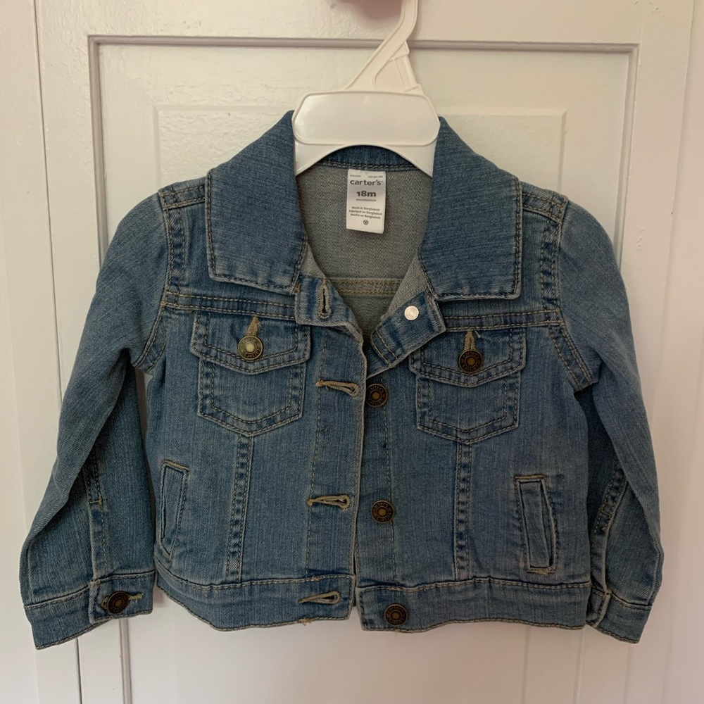 Carters jean jacket - 18 months